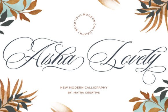 Aisha Lovely: The Script Font That Feels Like a Personal Touch