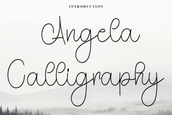 Angela Calligraphy: The Gentle Elegance of Modern Script