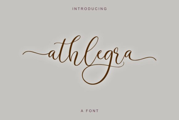 Athlegra: Elevating Luxury Branding with Script Elegance