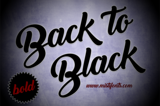 Back to Black: A Script Font for Impactful, Modern Design