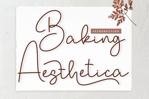 Baking Aesthetica: The Artisan Script for Your Brand