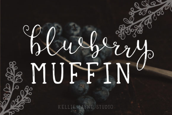 Blueberry Muffin: A Whimsical Font Duo for Rustic Charm