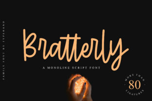Bratterly: The Script Font That Feels Like a Handwritten Note