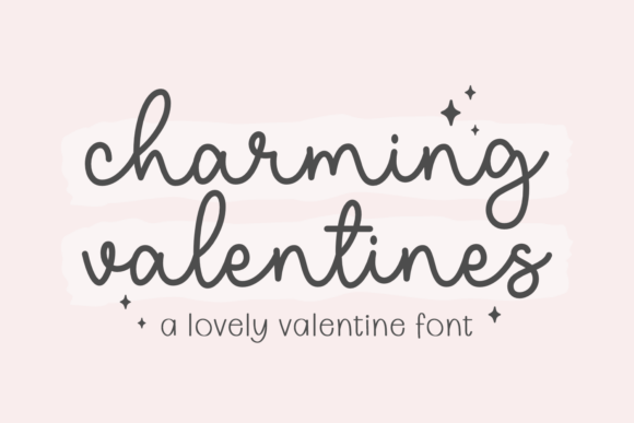 Charming Valentines: A Font That Captures Heartfelt Design