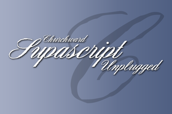 Churchward Supascript: Elevating Modern Design with Delicate Cursive Elegance