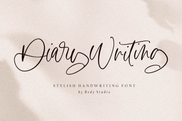 Diary Writing: The Handwritten Font for Authentic Design