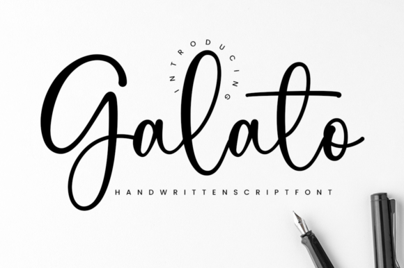 Galato: The Script Font That Brings Elegant Freshness to Design