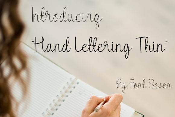 Hand Lettering Thin: The Elegant Script for Modern Brands