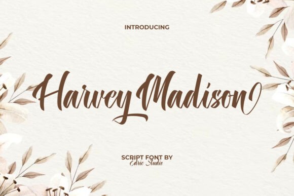 Harvey Madison: A Script Font with Effortless, Personal Charm