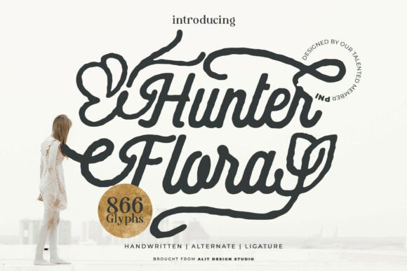 Hunter Flora: A Handwritten Script for Natural Elegance