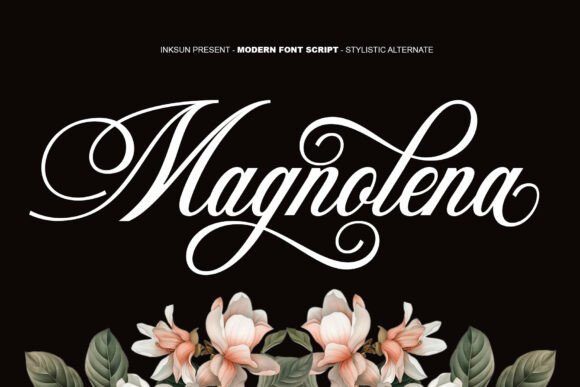 Magnolena: The Modern Script Font for Elevated Brand Identity