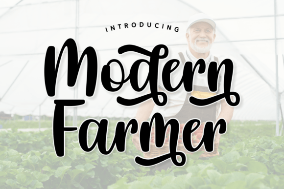 Modern Farmer: A Fresh Take on Rustic Typography