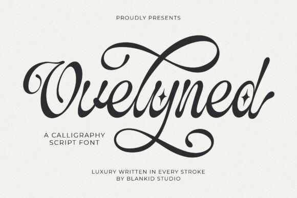Ovelyned: A Creative Font with Artistic Flair
