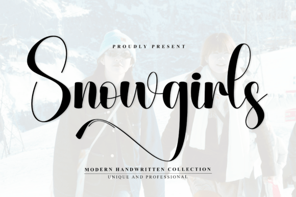 Snowgirls: A Script Font with Modern Elegance